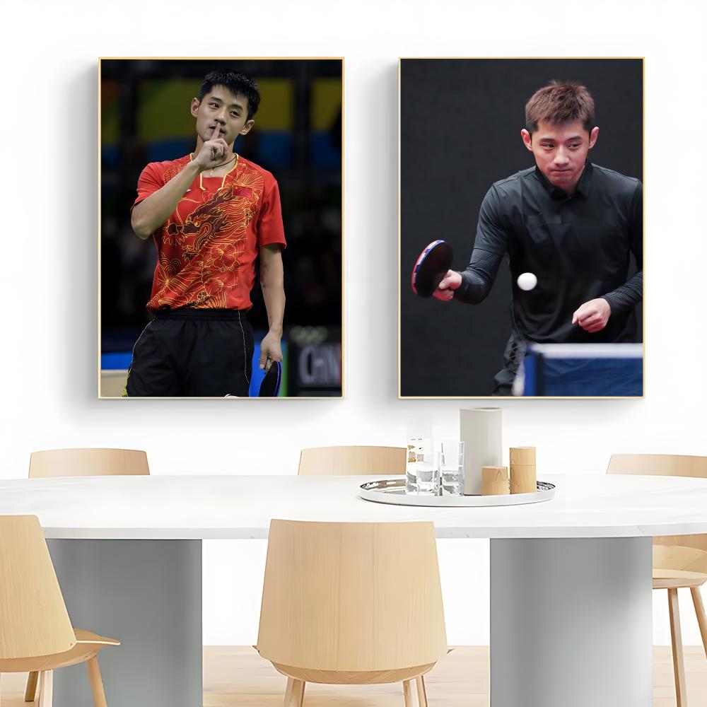 table tennis Zhang Jike Poster - Table Tennis Zhang Jike 评论和价格